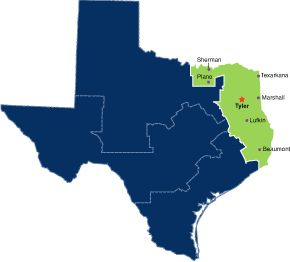 Map of Texas