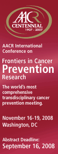 AACR 2008 Conference on Cancer Prevention