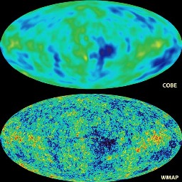 comparison of COBE and WMAP results