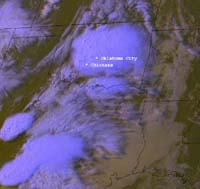 NOAA Tornado Satellite Image