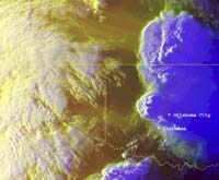 NOAA Tornadoe Satellite Image