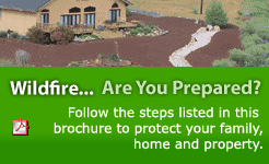 Wildfire ... Are You Prepared? Follow the steps listed in this brochure to protect your family, home and property.