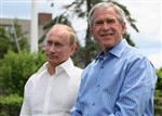 BUSH AND PUTIN - Click for high resolution Photo