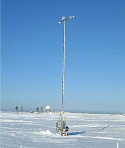 Image: Ground Radiometers on Stand for Upwelling Radiation