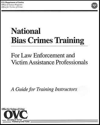 National Bias Crimes Training cover