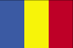Flag of Chad is three equal vertical bands of blue (hoist side), yellow, and red.