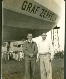 A photo of the 1931 Arctic Expedition by Graf Zeppelin