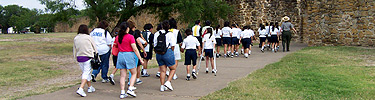 Ranger-led education program at Mission San José