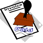 Invoice with Paid Stamp