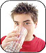 Image of a boy drinking water