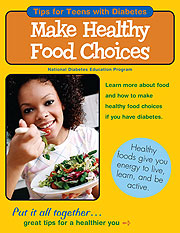 Tips for Teens with Diabetes: Make Healthy Food Choices cover