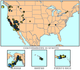 Latest USA Earthquakes Map