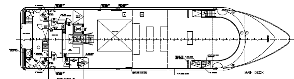 Figure 8 shows a plan view of the main deck.