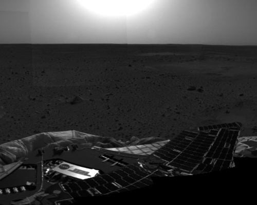 Spirit's View of Mars