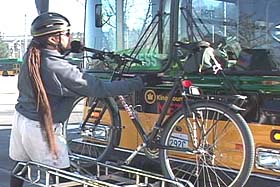 Photo: Loading bike rack