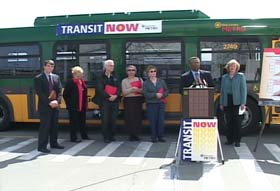 Photo: Transit Now press conference