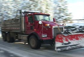 Photo: sanding plows respond to December snow and ice