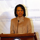 Secretary Rice speaks at joint public announcement of Rice-Chertoff Joint Vision: Secure Borders and Open Doors in the Information Age.