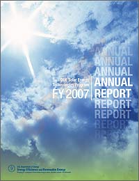 DOE Solar Energy Technologies Program FY2007 Annual Report