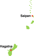 Map of Guam and Mariana Islands