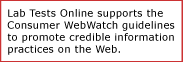 Statement regarding Consumer WebWatch guidelines