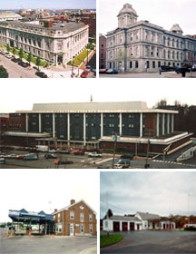Collage of Maine Federal Buildings
