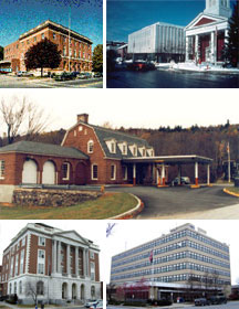 collage of Vermont federal buidings
