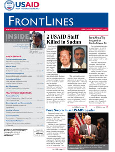 Image: Cover of December 2007-January 2008 issue of FrontLines - Click on image to download PDF