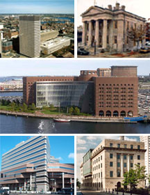 Collage of Massachusetts Federal Buildings