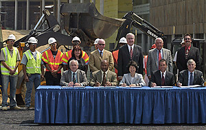 U.S. Secretary of Labor Elaine L. Chao with the signatories of the Drug Free Workplace Alliance addendum on July 10, 2006