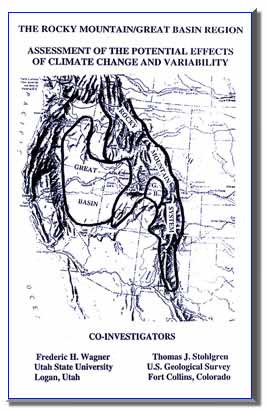 Map of the Rocky Mountain / Great Basin Region