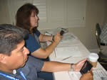 workshop participants listening
