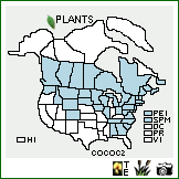 Distribution of Corylus cornuta Marsh. var. cornuta. . Image Available. 