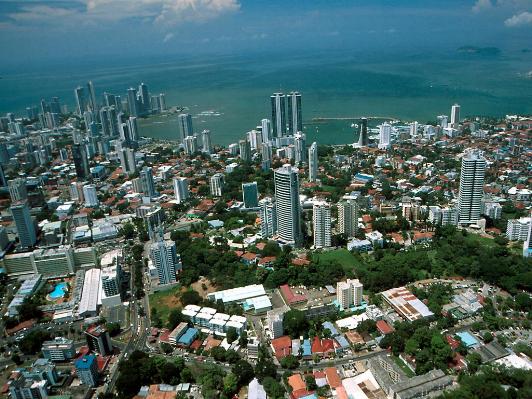 city view of panama