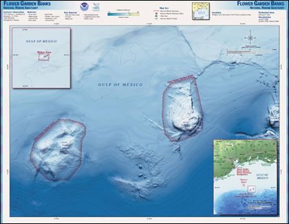 Flower Garden Banks map