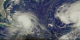 Hurricane Dennis & tropical storm Cindy Aug. 27, 1999
- SeaWiFS Data