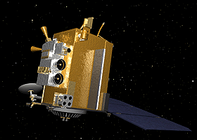 Image of the Lunar Reconnaissance Orbiter (LRO) spacecraft