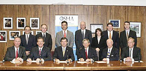 OSHA and the Steel Group sign National Alliance on July 7, 2004
