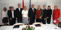 signing of U.S.-Danish agreement