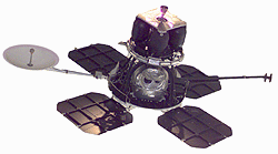 Image of the Lunar Orbiter 5 spacecraft