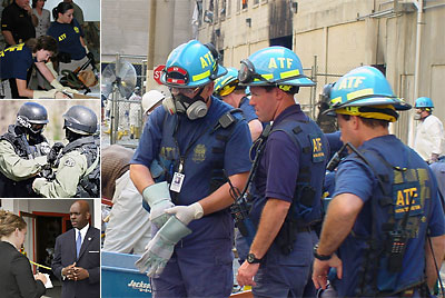 ATF personnel performing various job functions