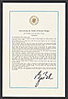 Image of Presidential Proclamation