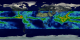 Global monthly average rainfall during October 1998 as measured by TRMM