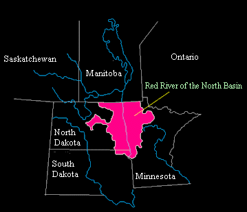 GIF -- Map of Red River Basin