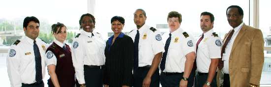 Group of Transportation Security Officers