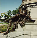 Figure of the Warrior on the Garfield Monument