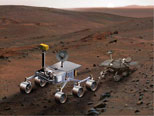 Size Comparison, Mars Science Laboratory and Mars Exploration Rover