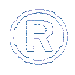 Drawing of Registered Trademark symbol
a capital R inside a circle.