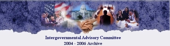 Intergovernmental Advisory Committee banner