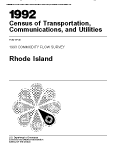 Commodity Flow Survey (CFS) 1993: Rhode Island